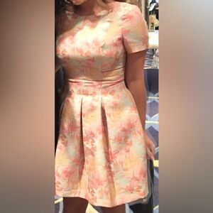 Cynthia Rowley Floral Short Sleeve Dress